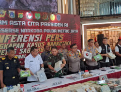 Polisi Ungkap Peredaran Sabu dari Afghanistan Senilai Rp583 Miliar