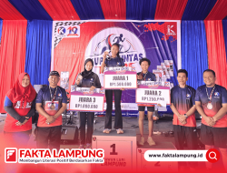 Hut KE-19 Media Kupas Tuntas Gelar Fun Run, Polda Lampung Dukung Kemajuan Mitra Media