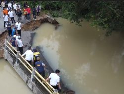 Gubernur Lampung Perintahkan Penanganan Cepat Jembatan Kali Nughik yang Putus