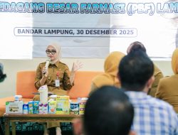 Wagub Jihan Nurlela Tinjau Pelaksanaan Cek Kesehatan Gratis di Komunitas Pedagang Besar Farmasi