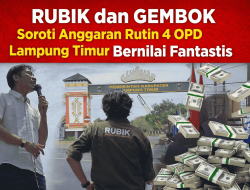 LSM RUBIK dan GEMBOK Soroti Fantastisnya Anggaran Rutin 4 OPD Lampung Timur: Urgensi Transparansi di Tengah Defisit Ruang Publik