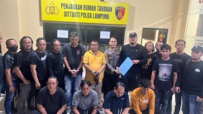 Polda Lampung Tangkap Delapan Debtcollector, Salah Satunya Diduga Anggota Polisi Berpangkat AKBP
