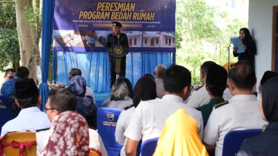 Lapas Narkotika Bandarlampung Resmikan Program Bedah Rumah Milik Warga Sekitar