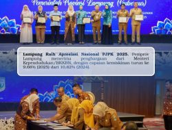 Pemprov Lampung Terima Apresiasi BKKBN atas Keberhasilan Penyusunan PJPK 2025