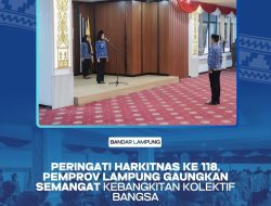 Pemprov Lampung Gelar Upacara Peringatan Hari Kebangkitan Nasional ke-118