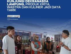 Kunjungan Pengurus dan Keluarga REI se-Indonesia di Kantor Dekranasda Provinsi Lampung