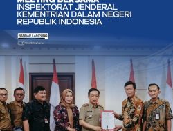 Sekda Provinsi Lampung Marindo Kurniawan Pimpin Entry Meeting Bersama Inspektorat Jenderal Kementerian Dalam Negeri
