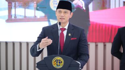 Menteri AHY Ingatkan Jajaran Kementerian ATR/BPN Bekerja Profesional dan Berdedikasi