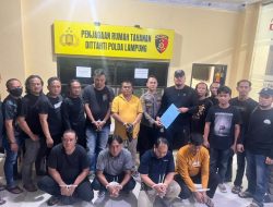 Polda Lampung Tangkap Delapan Debtcollector, Salah Satunya Diduga Anggota Polisi Berpangkat AKBP