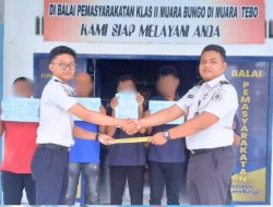 Lima Warga Binaan Lapas Muara Tebo Peroleh Hak Integrasi