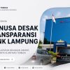 LSM TRINUSA Desak Transparansi Bank Lampung: 11 Temuan Laporan Keuangan Tahun 2025 Disorot, Direksi Diminta Klarifikasi Terbuka