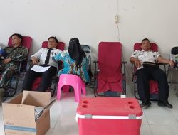 Rutan Menggala Partisipasi Ikuti Donor Darah Pada Hari Bakti TNI AU