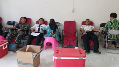 Rutan Menggala Partisipasi Ikuti Donor Darah Pada Hari Bakti TNI AU