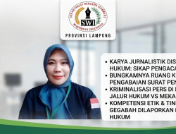 Abaikan Mekanisme Dewan Pers, Pelaporan Akun Ketua SWI Lampung Dinilai Cederai Demokrasi
