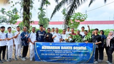 Jalanin Sinergi, Lapas Muara Tebo Salurkan Baksos Kepada Masyarakat Sekitar
